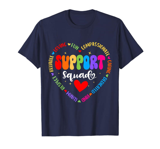 School Support Services Team Teacher Support Squad Women T-Shirt
