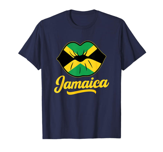 Jamaican Flag Lips Vacation Trip Matching Family Summer T-Shirt