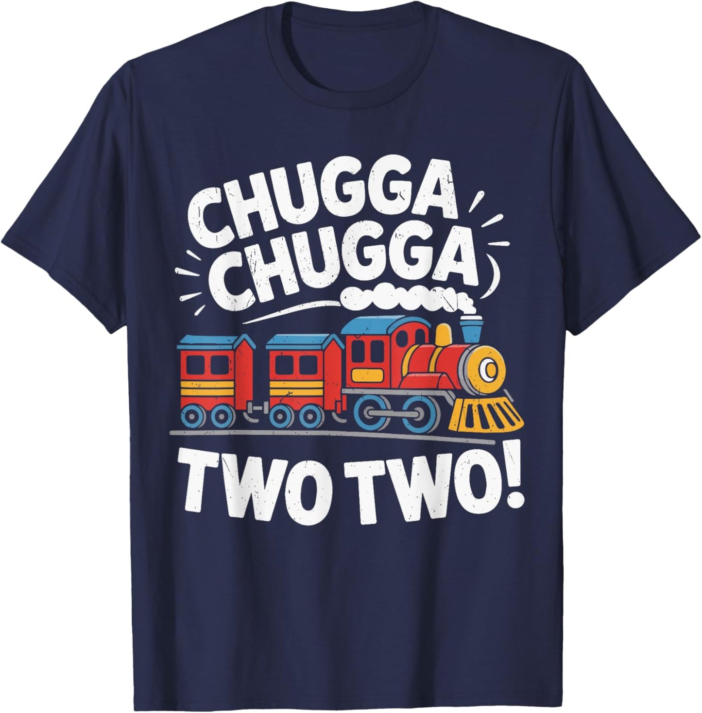 Dad Of The Birthday Boy Train-Shirt Choo Choo Family Adult T-Shirt