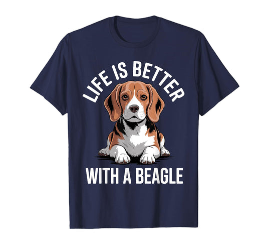 Funny Beagle Design For Men Women Hound Beagle Dog Lovers T-Shirt