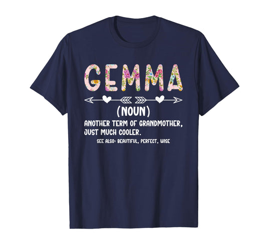 Gemma Definition Gemma Grandma Gemma Grandmother T-Shirt