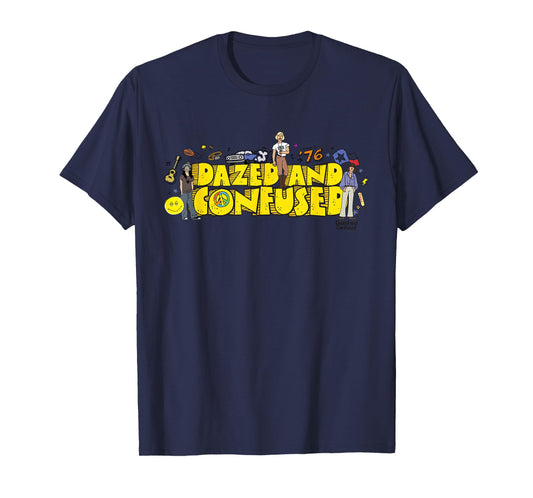Dazed and Confused 70s Cartoon Style T-Shirt