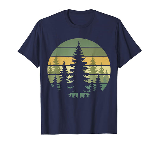 Forest Retro Nature Wildlife Outdoor T-Shirt