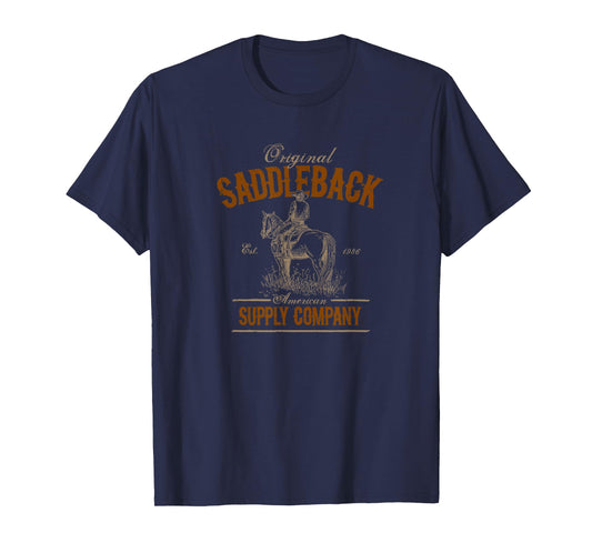 Saddleback Supply Cowboy on a Horse Logo T-Shirt