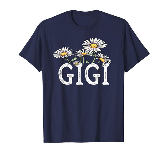 Gigi Floral Chamomile Design Mother's Day Gifts Gigi T-Shirt