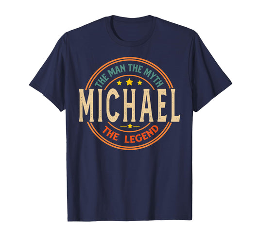 MICHAEL The Man The Myth The Legend Vintage Personalized T-Shirt