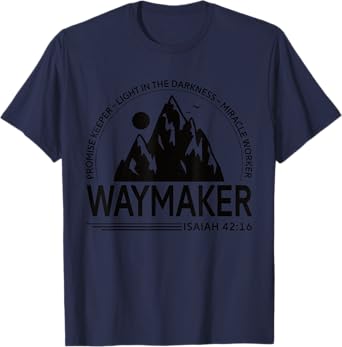 Spiritual Journey Waymaker Biblical Religious Christian T-Shirt