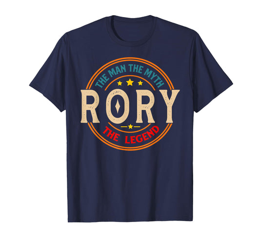 RORY The Man The Myth The Legend Vintage Personalized T-Shirt
