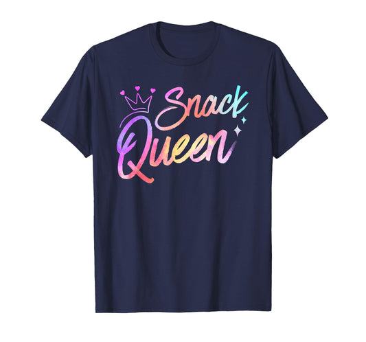 Snack Queen Funny Food Snacking Cooking Eating Snack Lover T-Shirt