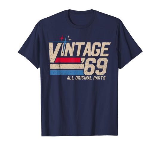 Vintage '69 Retro 56th Birthday for Men Dad USA Since 1969 T-Shirt