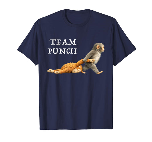 Baby Monkey Punch Team Punch T-Shirt - T-Shirt | Navy