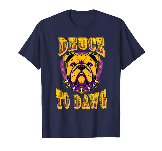 AMAZIGREEK Omega Psi Phi Fraternity Paraphernalia, Deuce To Dawg T-Shirt