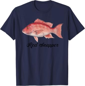 Red Snapper Shirt - Red Snapper Fishing Shirt T-Shirt