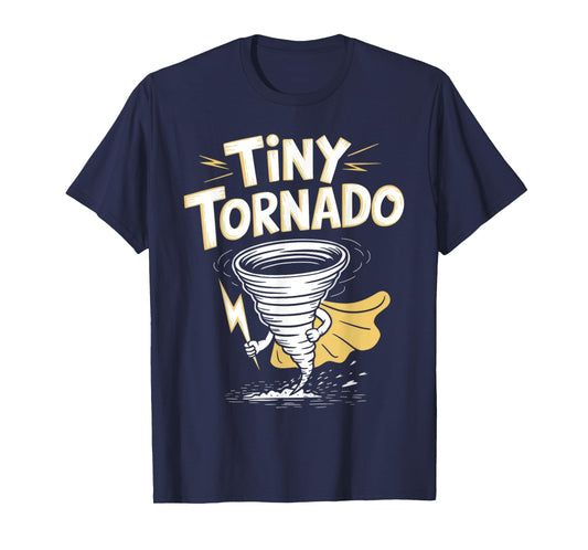 Tiny Tornado Toddler Funny Kids Chaos Crazy T-Shirt