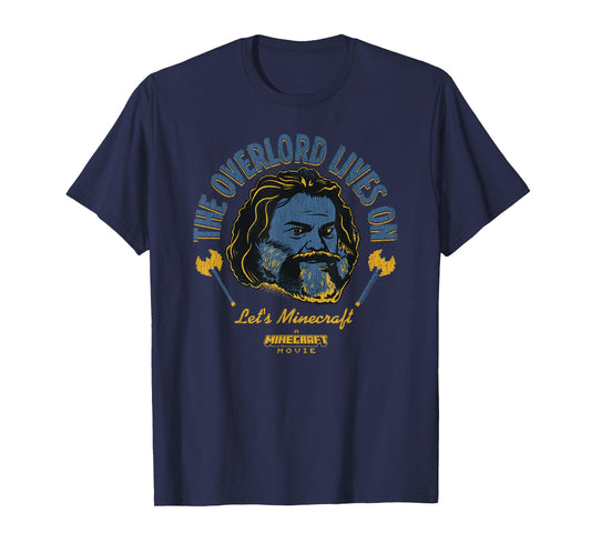 A Minecraft Movie The Overlord Lives On Steve Head Portrait T-Shirt