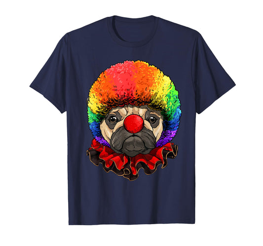 Pug Clown Pug Dog Circus T-Shirt