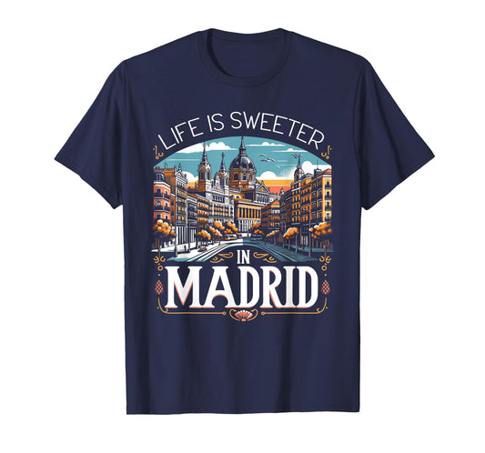 Madrid Spain Travel Vacation Europe I Love Madrid T-Shirt
