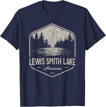 Lewis Smith Lake Alabama Outdoors Vintage T-Shirt