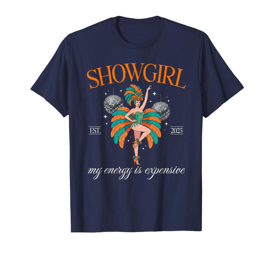 Showgirl Era Graphic Disco Ball My Energy is Expensive Women T-Shirt