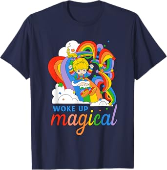 Rainbow Brite Woke Up Magical Vintage Rainbow Slide T-Shirt