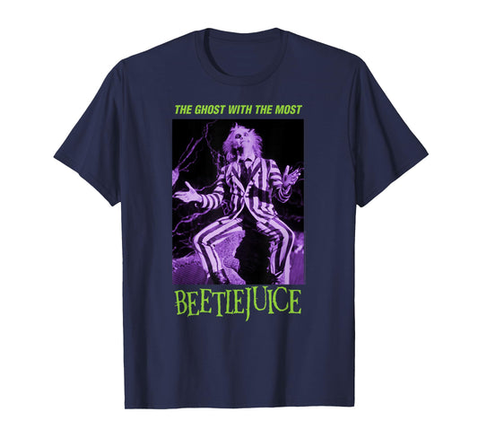 Beetlejuice Ghost with The Most Purple Photo Movie T-Shirt