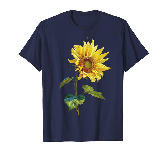 Vintage Floral Boho Wildflower Yellow Flower Beauty T-Shirt