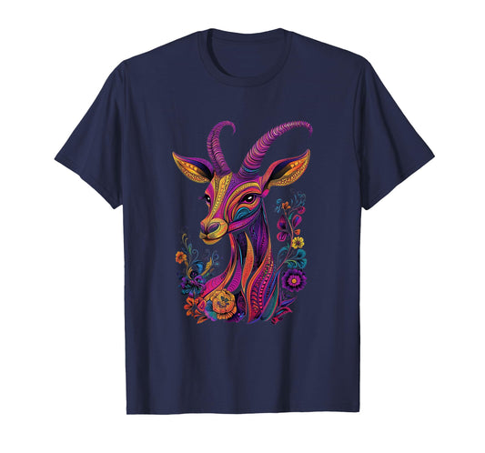 Aesthetic Antelope Graphic Cute Antelope Women Girls T-Shirt