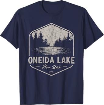Oneida Lake New York Outdoors Vintage T-Shirt