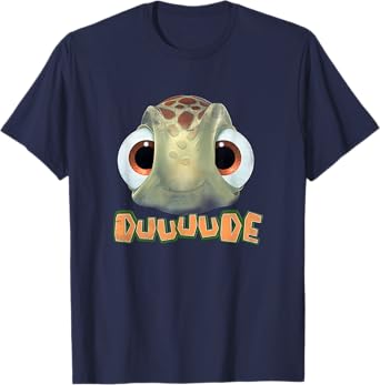 Disney Pixar Finding Nemo Duuuude Squirt Big Head Portrait T-Shirt