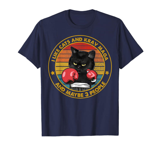 Krav Maga Cat Martial Arts Israel Defense Forces T-Shirt