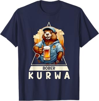 Groovy Beer Bober Bóbr Kurwa Polish Bober Kurwa Bobr T-Shirt
