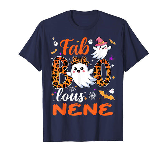Cute Leopard Fab Boo Lous Nene Spooky Halloween Costume Gift T-Shirt