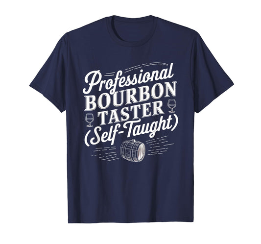 Professional Bourbon Taster Vintage Barrel Humor T-Shirt