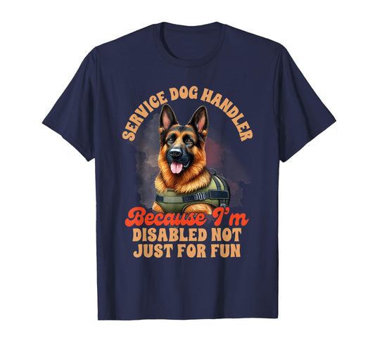 Service Dog Training German Shepherd Service Dog Handler T-Shirt