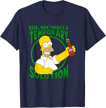 The Simpsons Beer The Temporary Solution T-Shirt