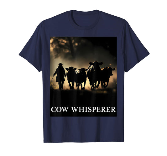 Highland Cow Lovers Funny Cow Whisperer Graphic for Farmers T-Shirt