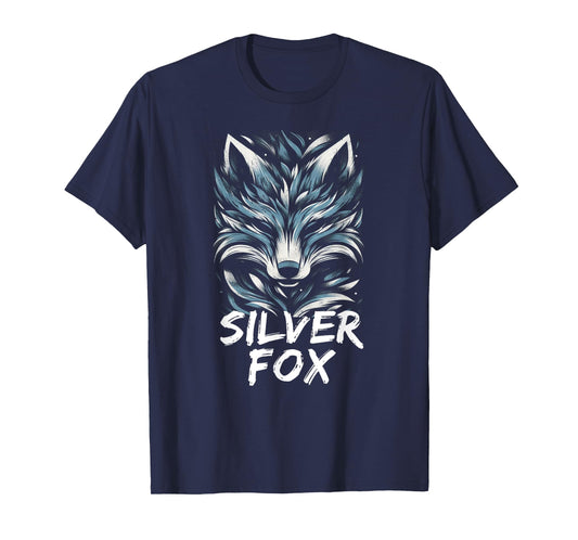 Silver Fox Older Gray Man T-Shirt
