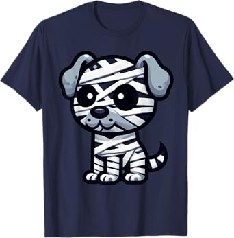Mummy Dog Halloween - Cute, Funny & Spooky Pet Costume T-Shirt for Men Women Kids