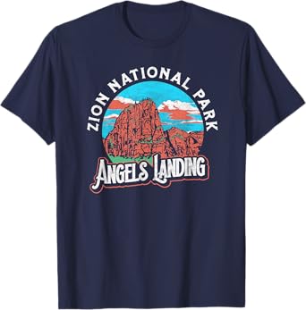 Angels Landing Zion National Park Vintage Graphic Shirt