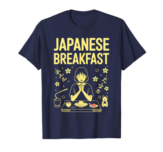 Japanese Breakfast Zen Morning Miso Rice Tea Graphic Art T-Shirt