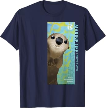 Disney Pixar Finding Dory Cute Otter Marine Life Institute T-Shirt