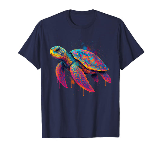 Turtle Ocean Beach Sea Lover Summer Mens Women Kids T-Shirt