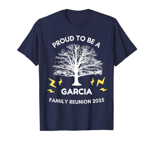 2025 GARCIA Family Reunion Gathering Family Tree Matching T-Shirt