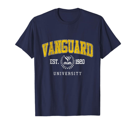 Vanguard Arch Athletic Vintage Sports Tee Men Women T-Shirt
