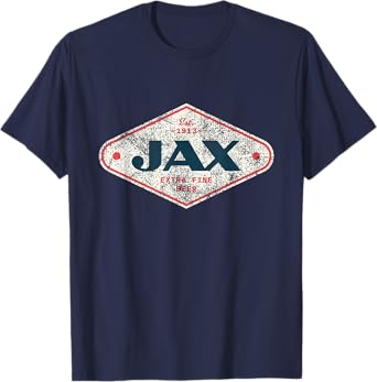 Jax Beer Vintage Style - Logo T-Shirt