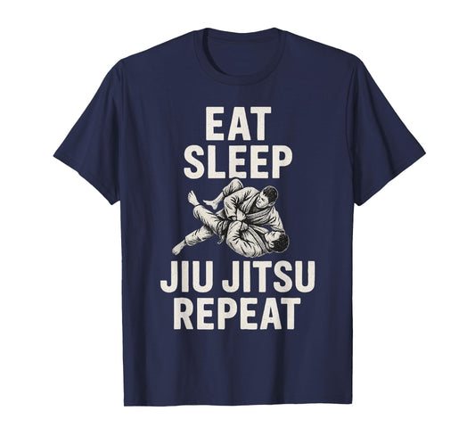Eat Sleep Jiu Jitsu Repeat T-Shirt
