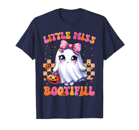 Coquette Boo Little Miss Bootiful Halloween Custumes Girls T-Shirt
