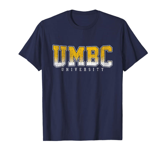 UMBC Arch Athletic Vintage Sports Tee for Men Women T-Shirt