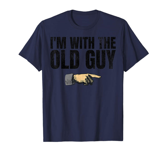 Retro I'm With The Old Guy Matching Old Yeller Funny 60s T-Shirt