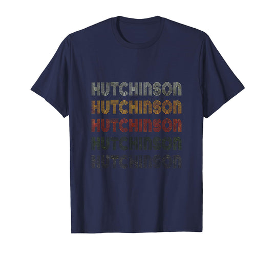 Love Hutchinson Tee Grunge Vintage Style Black Hutchinson T-Shirt